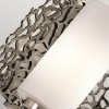 Kinkiet Silver Coral - 1 źródło światła Klasyczny pewter koralowy metalowy wzór nowoczesna okrągła organiczny design KL-SILVER-CORAL1 KICHLER